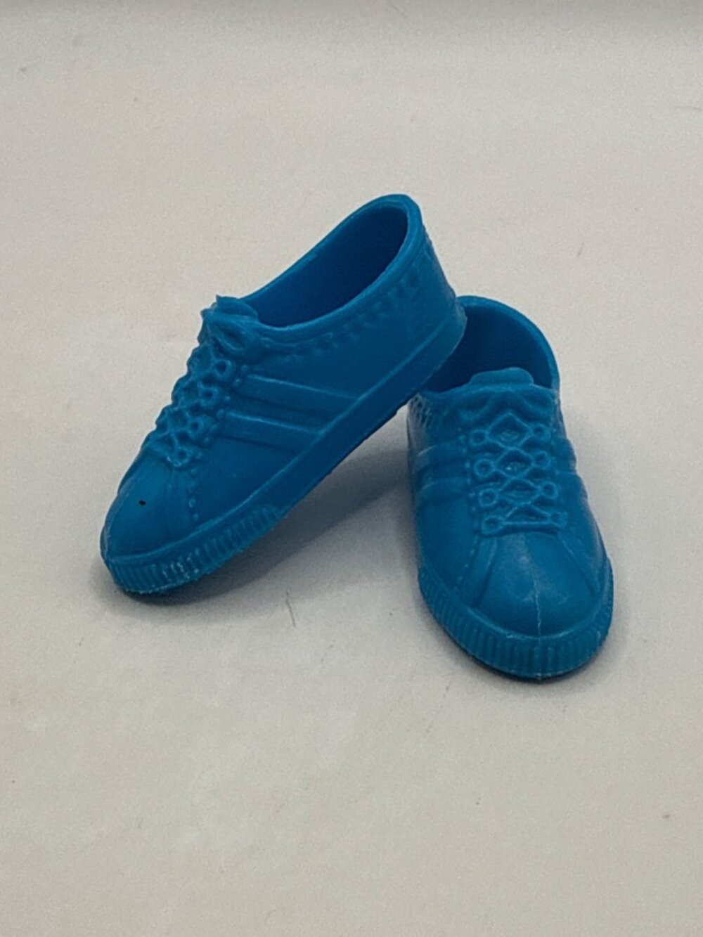 Vtg Mattel Ken Doll Blue Tennis Shoes 80s 90s Barbie Sport Sneaker Replacement